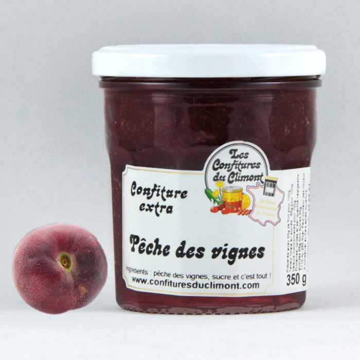 Confiture saveur pêche de vigne La Maison de La Choucroute